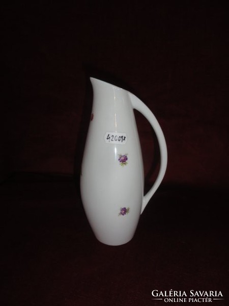 Hollóház porcelain vase, 21 cm high (flower pattern), with ears. He has!
