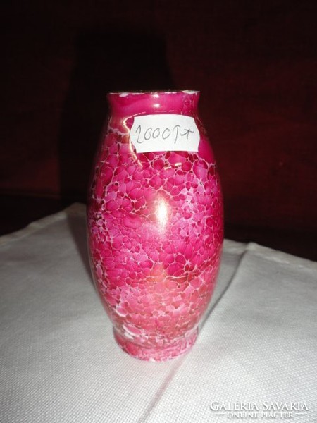 Hollóház porcelain vase, 12 cm high (unique color scheme) vanneki!
