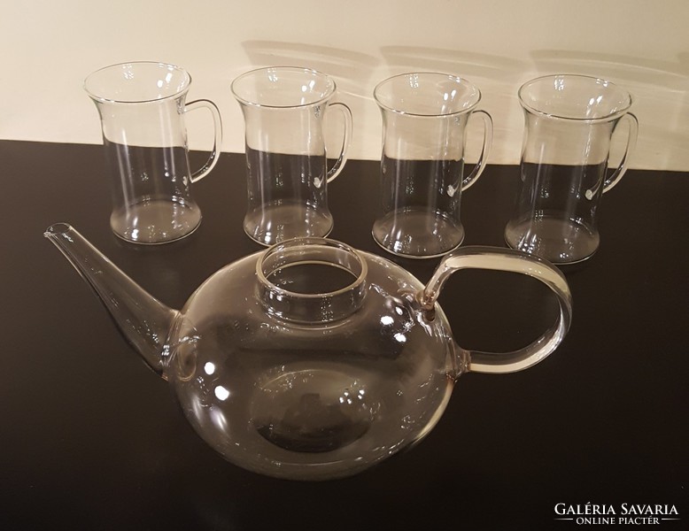 Jena glass tea pourer, 1932 design