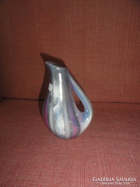 Craftsman porcelain, vase with handles, height 14 cm. He has! Jokai