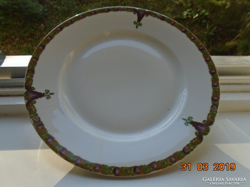 1884 Szecessziós MZ AUSTRIA tányér,számozott 24 cm