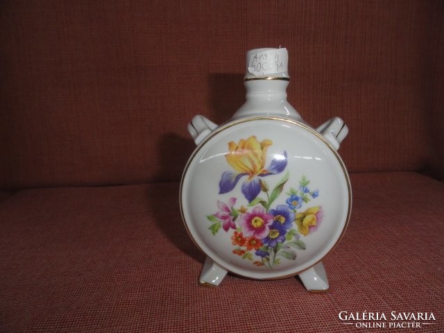 Drasche porcelain, water bottle, flower pattern. He has! Jokai