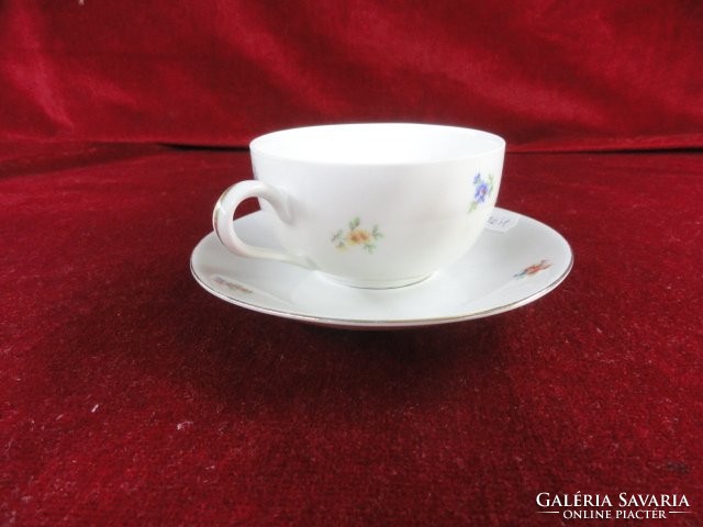 German porcelain bavaria f., Tea cup + placemat. He has!