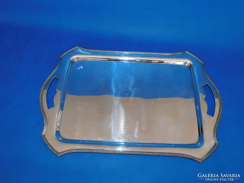 Tray with silver handles 1430 g