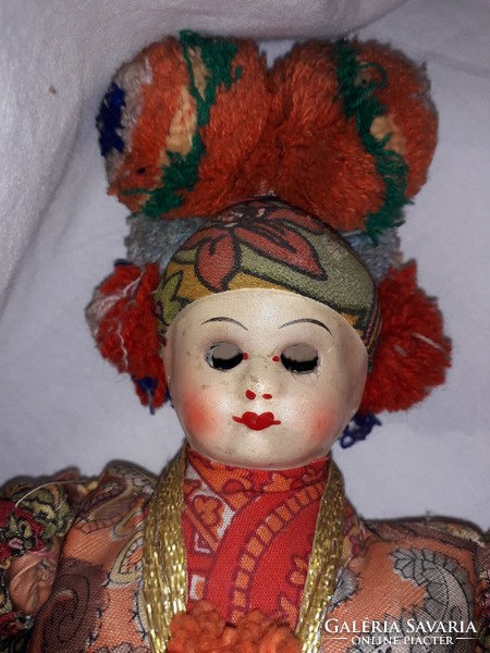 Antique matyó doll is really old