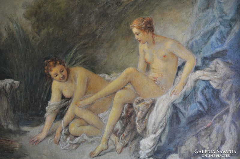 Francois Boucher (1703-1770) után: Diana fürdője, 19. sz