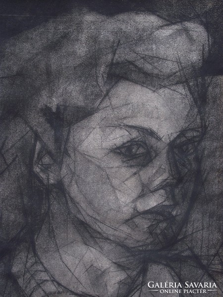 Ismeretlen művész: Kubista Női portré