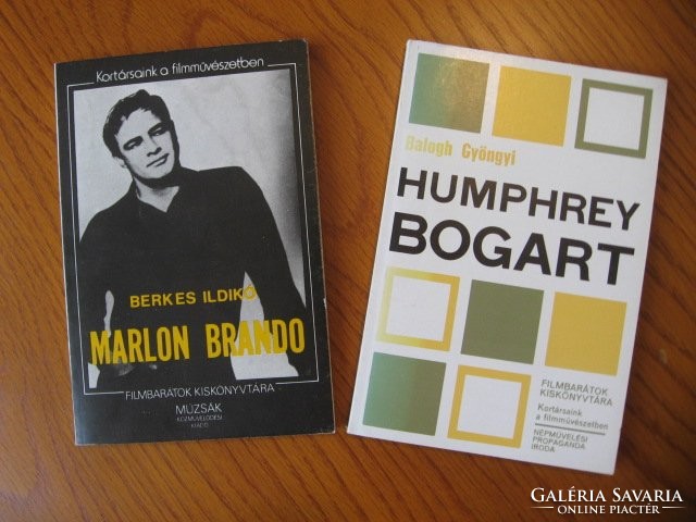 Marlon Brando és Humphrey Bogart könyvek