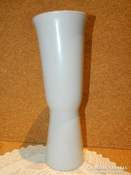 Drasche art deco fehér váza.