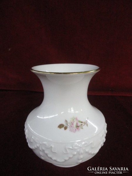 Royal KPM  Bavaria német porcelán váza. Nyomott mintás, rózsa motívummal. Vanneki!