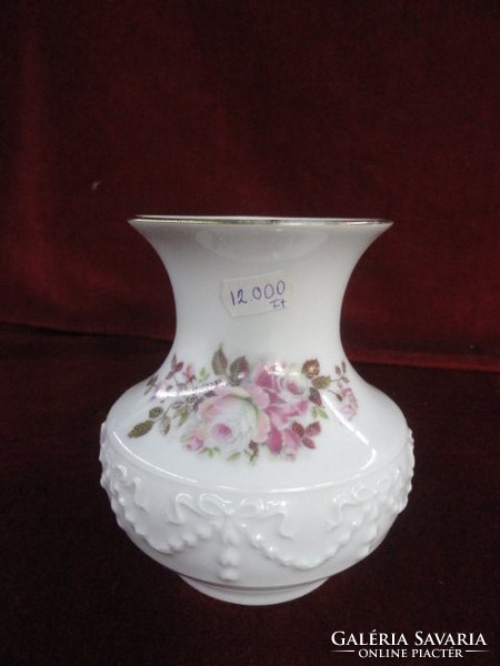 German porcelain vase of Royal kpm bavaria. Printed pattern with rose motif. He has!