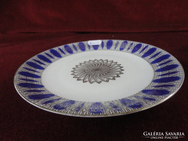 Bkc german bavaria porcelain antique single set. With blue / gold pattern on a white background. He has!