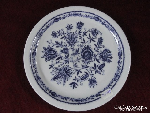 Lilien ausztriai porcelán süteményes tányér, kobalt kék, hagyma mintás. Vanneki!