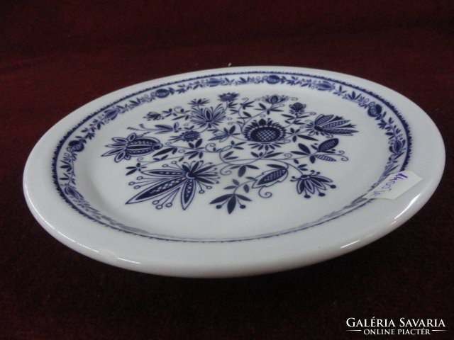 Lilien Austrian porcelain cake plate, cobalt blue, onion pattern. He has!