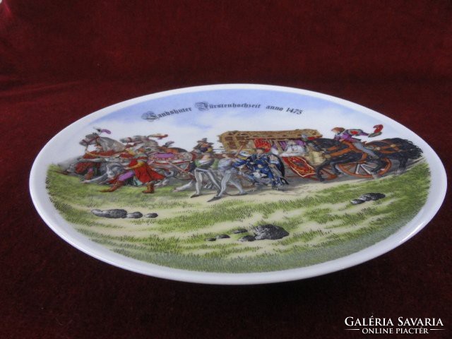 Dr. Merkle atelier germany porcelain, hand-painted decorative plate. Limited edition. He has!