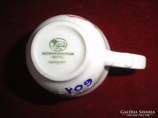 Hutschenreuther - hotel germany - advertising coffee cup. Very nice shape. He has!