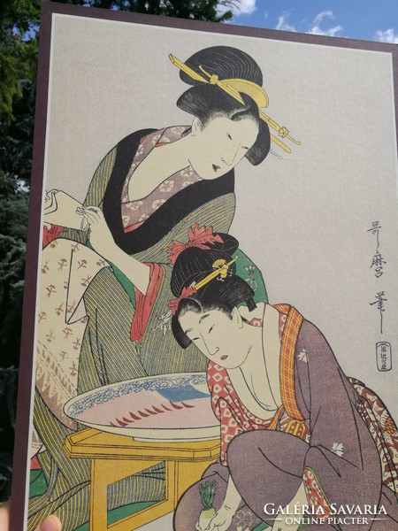 Japanese geishas, art print