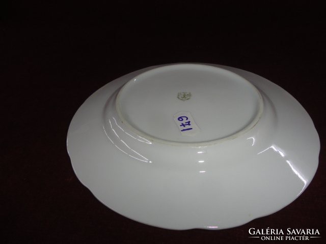 Mz Czechoslovak porcelain antique cake plate. Its diameter is 19 cm. He has!