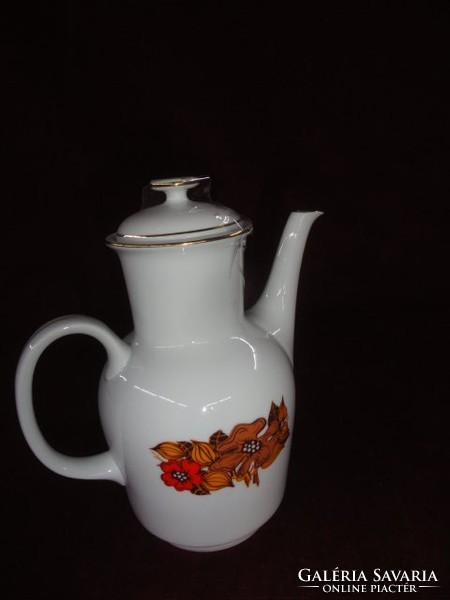 Mz Czechoslovak porcelain - carlsbad - coffee pourer with brown pattern. He has!