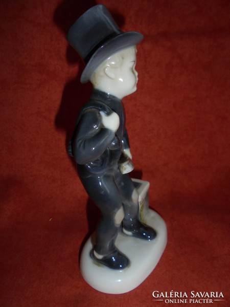 Metzler&Ortloff porcelán kéményseprő figura