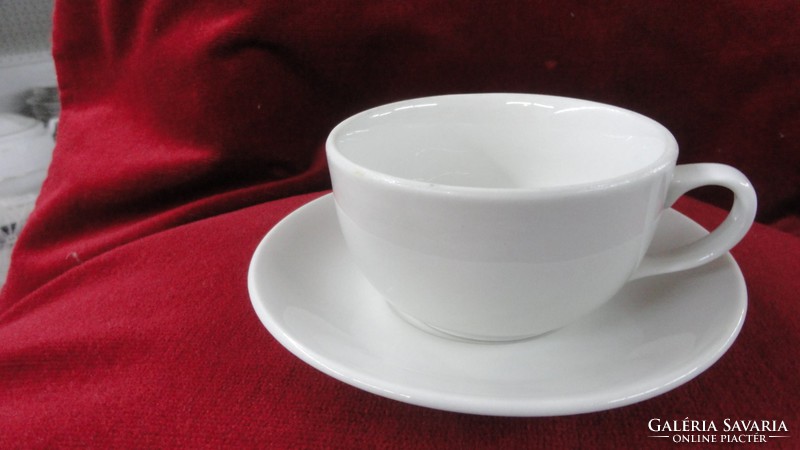 Lilien porcelain Austria. Antique tea cup + saucer, white. He has!