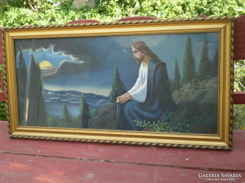 Szórády István : Jézus az olajfák hegyén