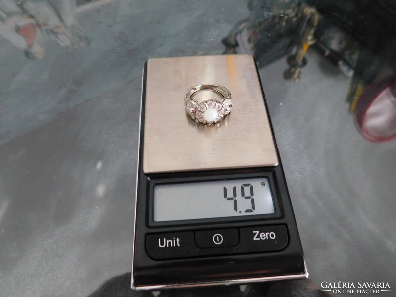 Fehér   Arany 18 k Női gyűrű   4.9 gr