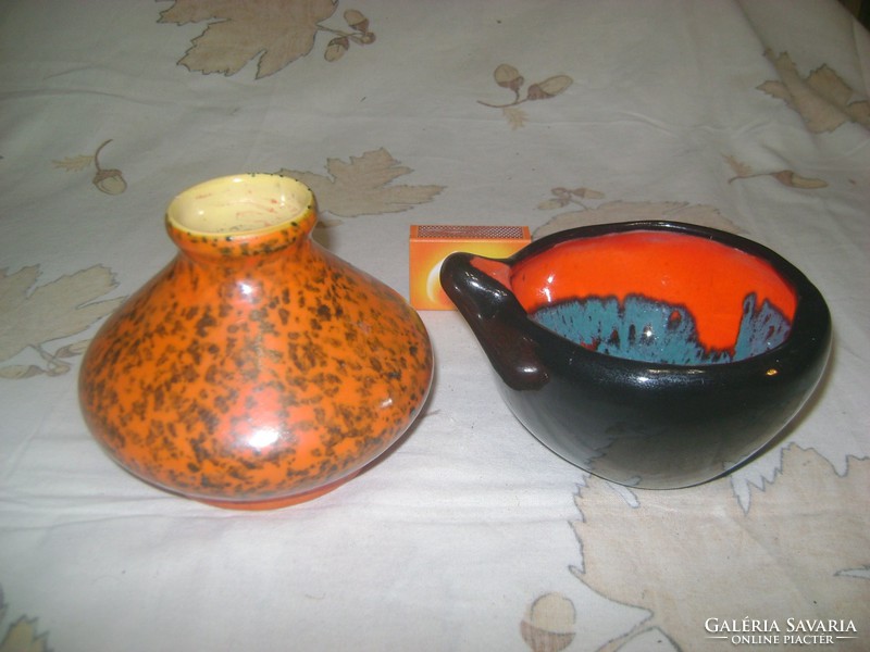 Retro pond head ceramic vase - vase only