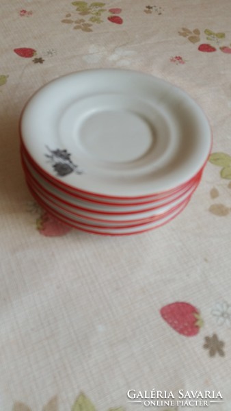6 db Alba Iulia / Julia porcelán kis lapos tányér virág mintával  eladó