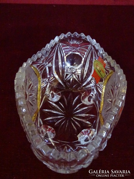 Lead crystal centerpiece, anna hütte bonbonier, serving bowl or jewelry holder. He has!