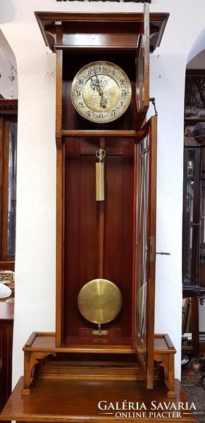 Antique Art Nouveau unique standing clock for sale / rent