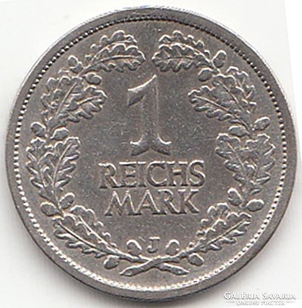 Német Reichsmark 1925J  AG ezüst !