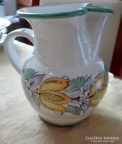 Ceramic jug with haban / haban pattern, 16 cm high