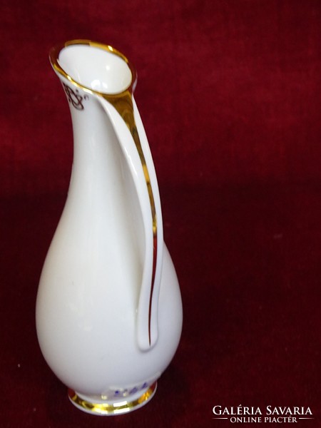 Ausztriai porcelán váza, HEILINGENBLUT - GROSS - LOCKNER  látképpel. Vanneki!