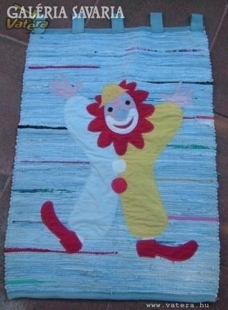 Handmade kraublich tapestry: clown