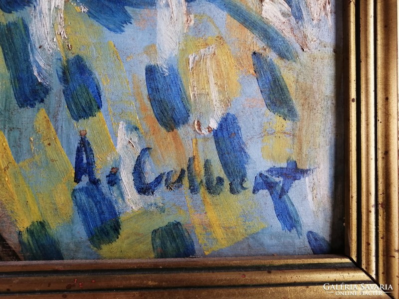 H. Antoine Culbert - Női portré aranyozott keretben