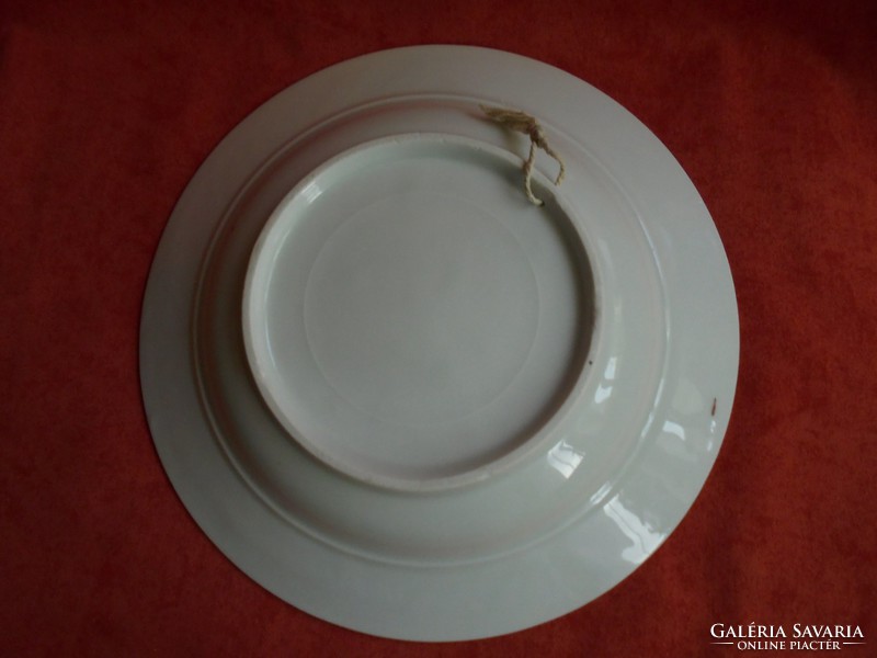 Szecesziós porcelán fali tányér