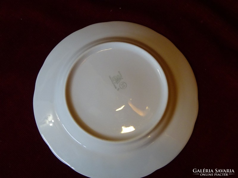 Csehszlovák porcelán étkészlet, vitrin minőség, 1 tányér hiány. Vanneki!