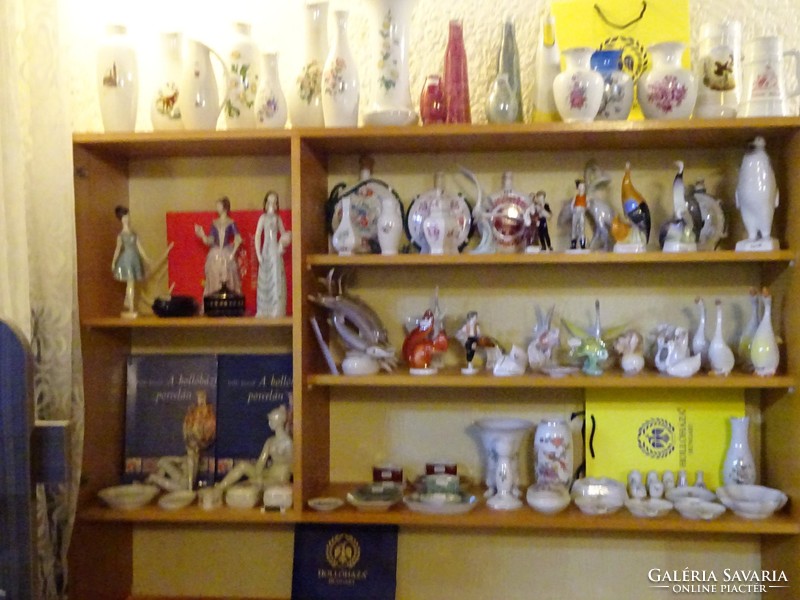 W & A bertram antik német porcelán váza női alakkal és kutyával, ritka gyűjtői darab. Vanneki!