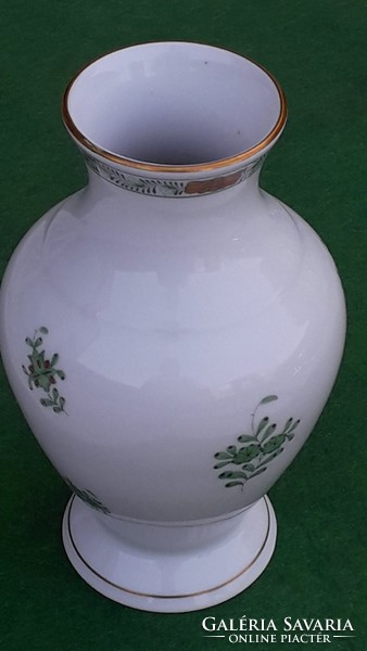Herendi porcelán indiai kosármintás váza 7027/Fr