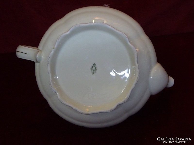 Német porcelán teás kancsó, antik, sorszáma: 2370 G. Vanneki!