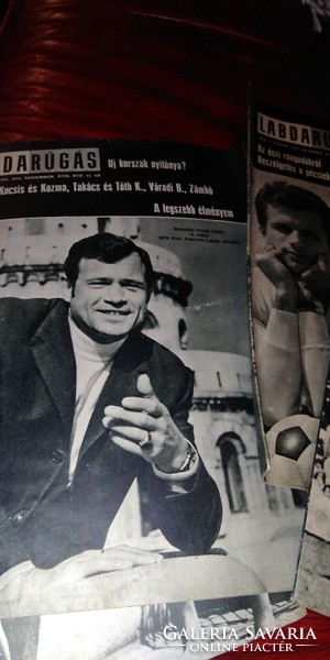 Tabák endre football 1971-1974, 5 old newspapers, sports, football, soccer, ball games, newspaper, magazine