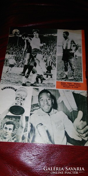 László Szűcs goal kings from all over the world 1974.Sports, football, soccer, ball games, newspaper, magazine