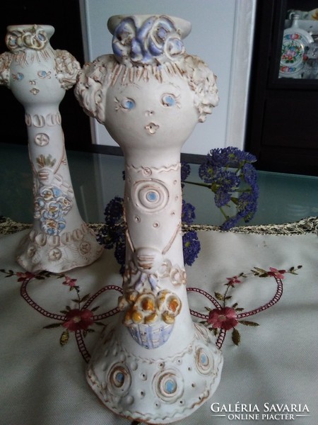 Győrbíró Enikő ünnepi gyertyatartói együtt!