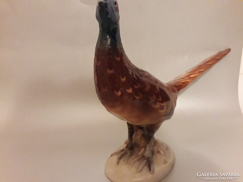 MEGÉRI ÁR!!! ROYAL DUX porcelán fácán nagy méretű madár vadász ajándék 33 cm