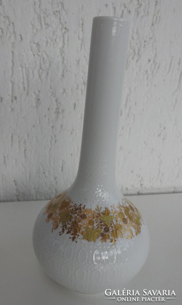 Rosenthal studio line gold painted signed porcelain vase