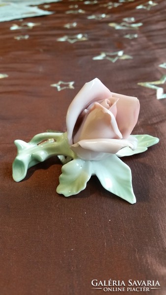 0C027 Régi ENS porcelán rózsa