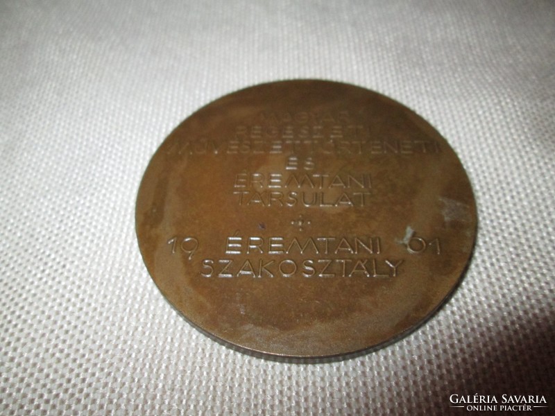 60 éves  jubileumi - numizmatikai emlékplakett 1901-1961