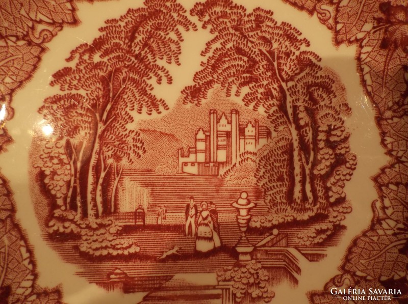 Plate - 1890 - 1910 - made !! - English - mason's vista pink - 20 cm - flawless