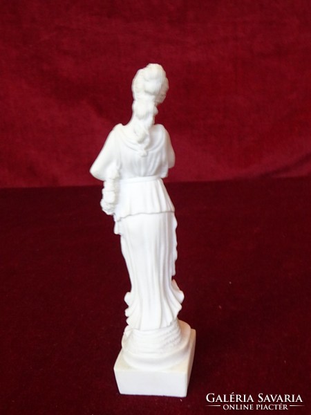 Greek female alabaster statue, height 16 cm. He has!